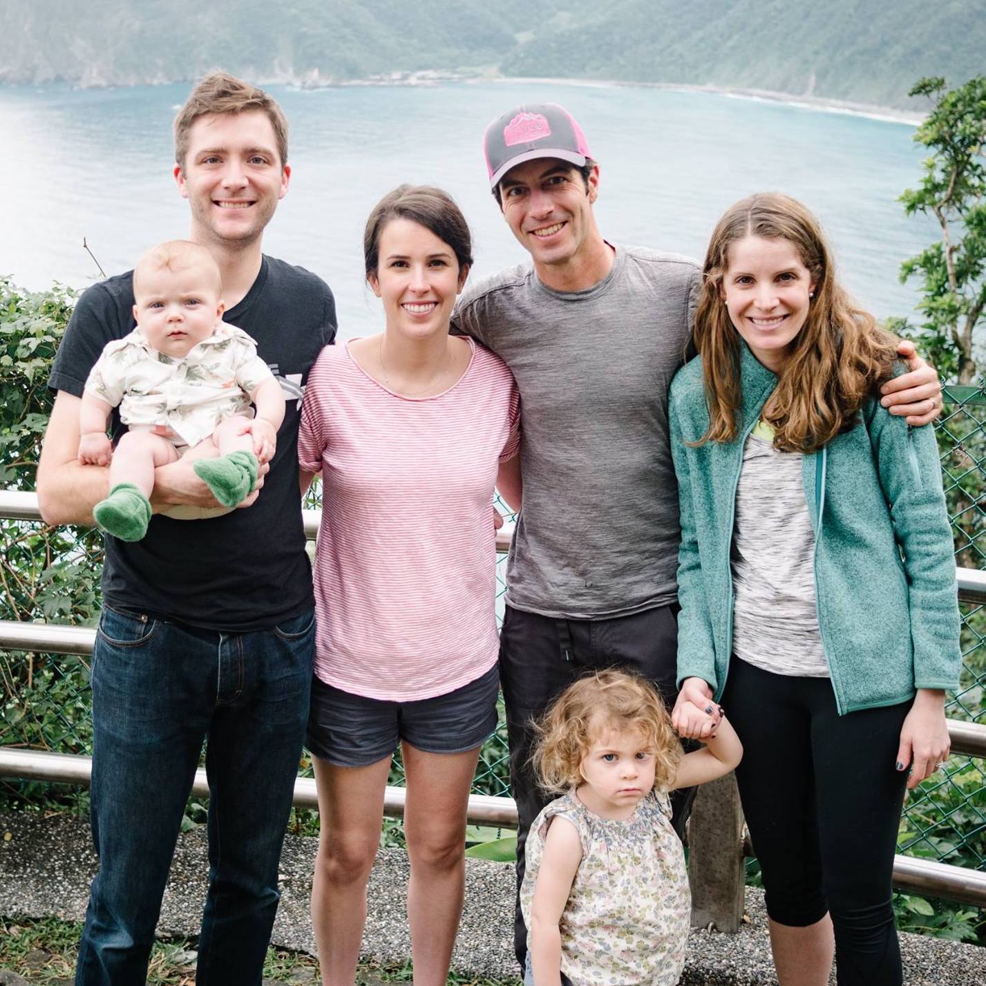 Brooke and Rebekah with their families