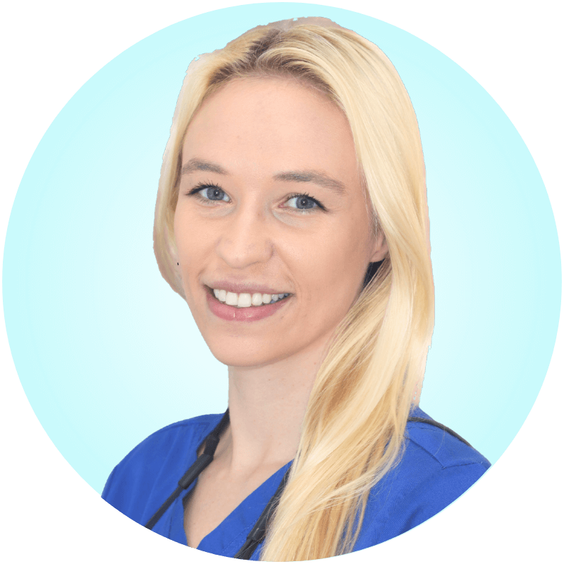 Leonora langstaff profile image - circle light blue