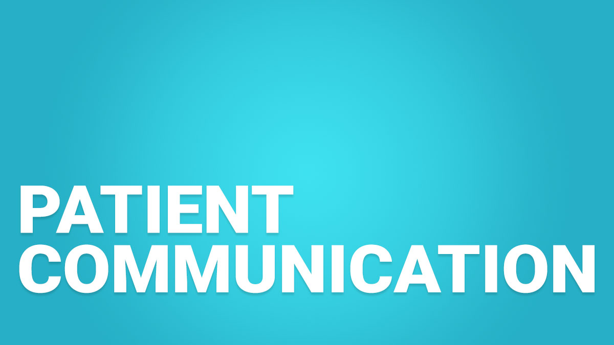 Patient Communication Dental Training Videos