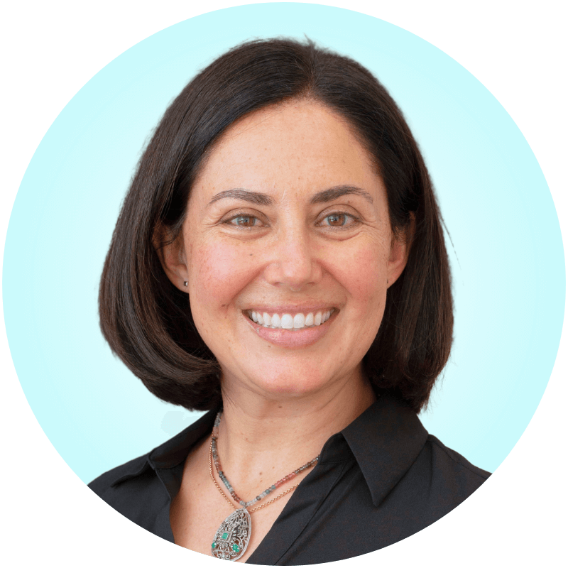 fauzia khan profile image - circle light blue